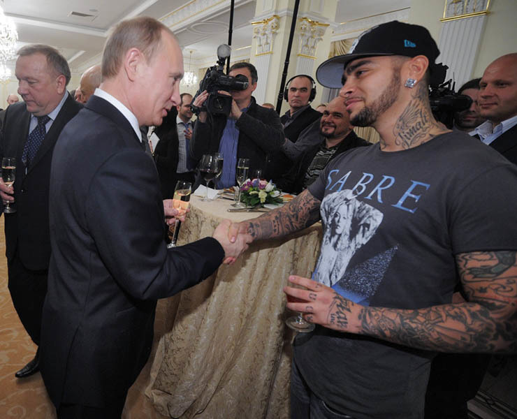 Владимир Путин и Тимати